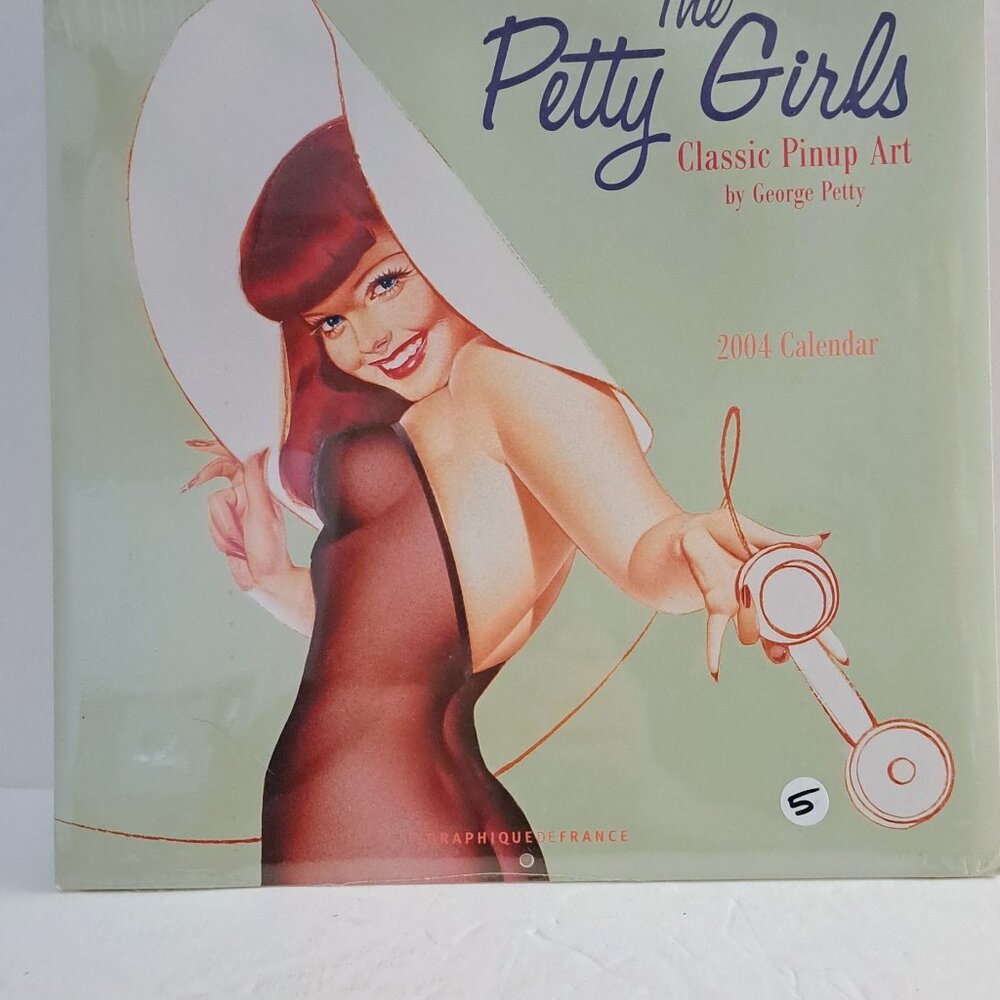 The Petty Girls 2004 12-Month Classic Pin-Up Girls Wall Calendar by George Petty
